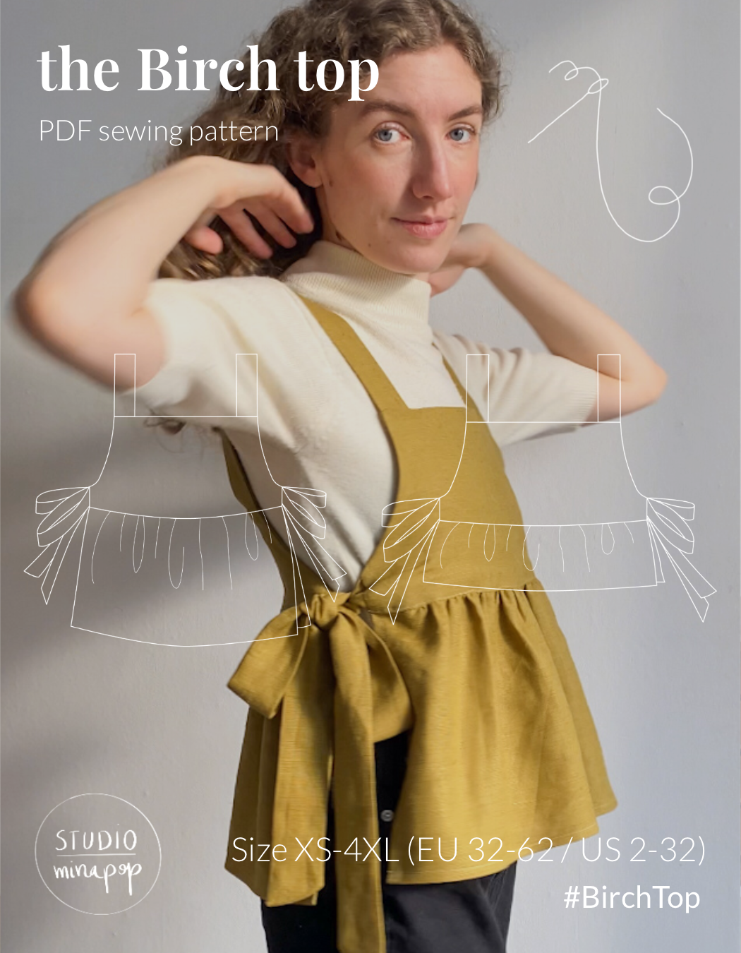 Birch top PDF sewing pattern