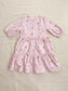 Maple dress in apricot picnic - size S