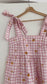 Alice dress in apricot picnic