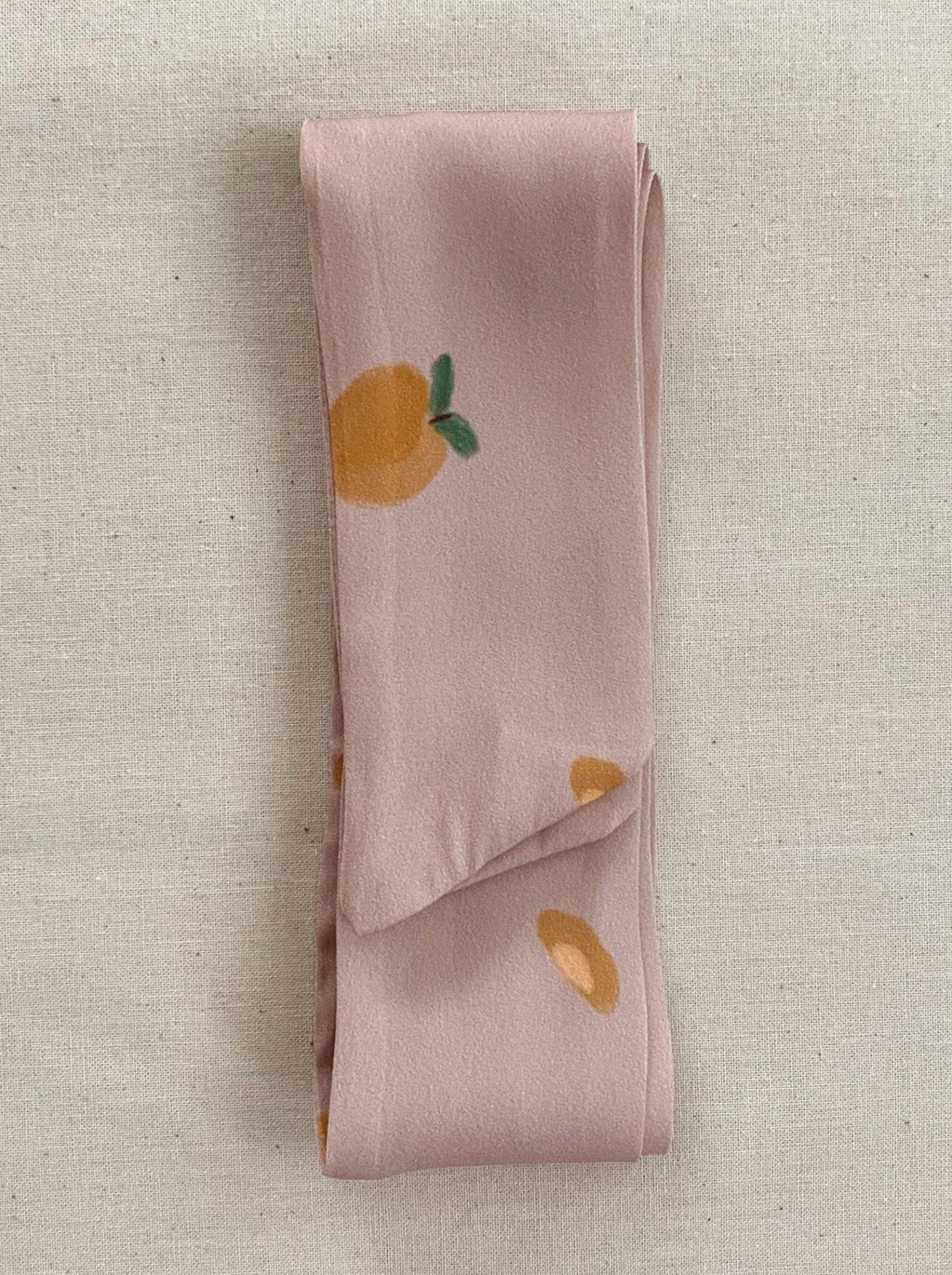 Apricot hair ribbon